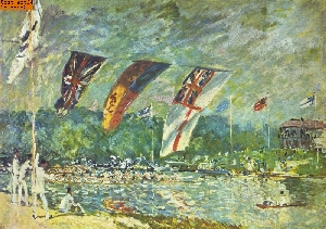 Regatta in Molesey nach Sisley